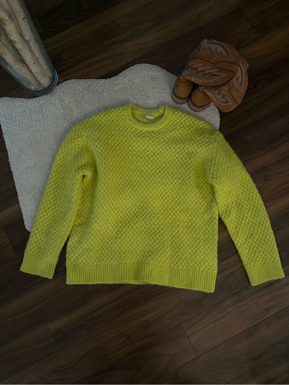 ZARA CHUNKY KNIT SWEATER